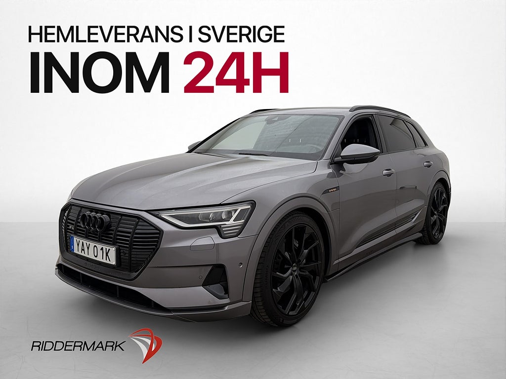 Audi e-tron 55 Quattro 408hk S-Line Dragkrok Värmare 360°