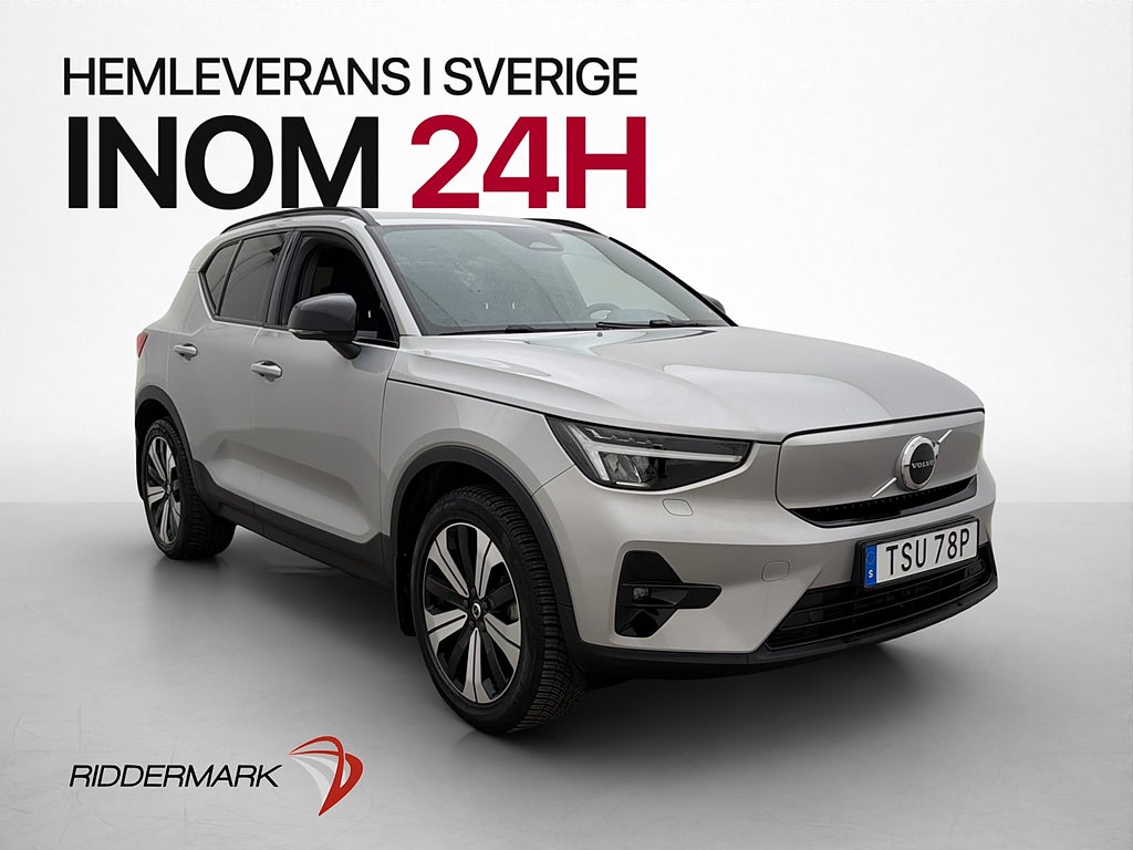 Volvo XC40 Recharge 231hk Plus Värmare Kamera Navi Dragkrok