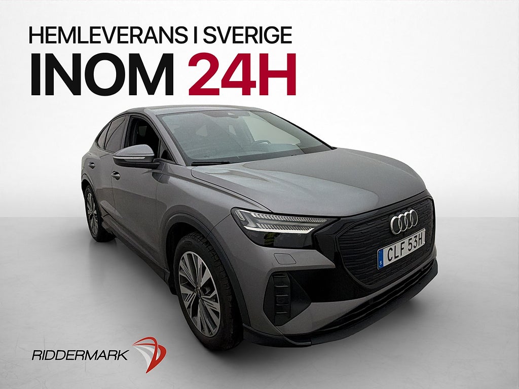Audi Q4 40 Sportback e-tron Comfort Kamera Matrix Dragkrok