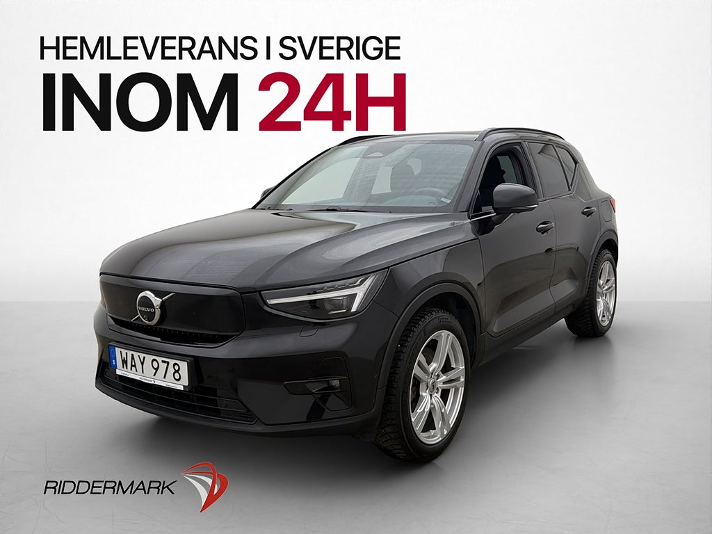 Volvo XC40 Recharge Ultimate Värmepump H/K Pano Drag Moms