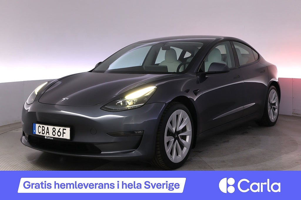 Tesla Model 3 Long Range AWD Refresh Uppg.AP Pano 19″ Drag