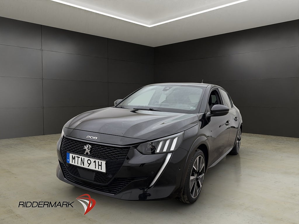 Peugeot e-208 50 kWh 136hk GT Pack Kamera Panorama Navi