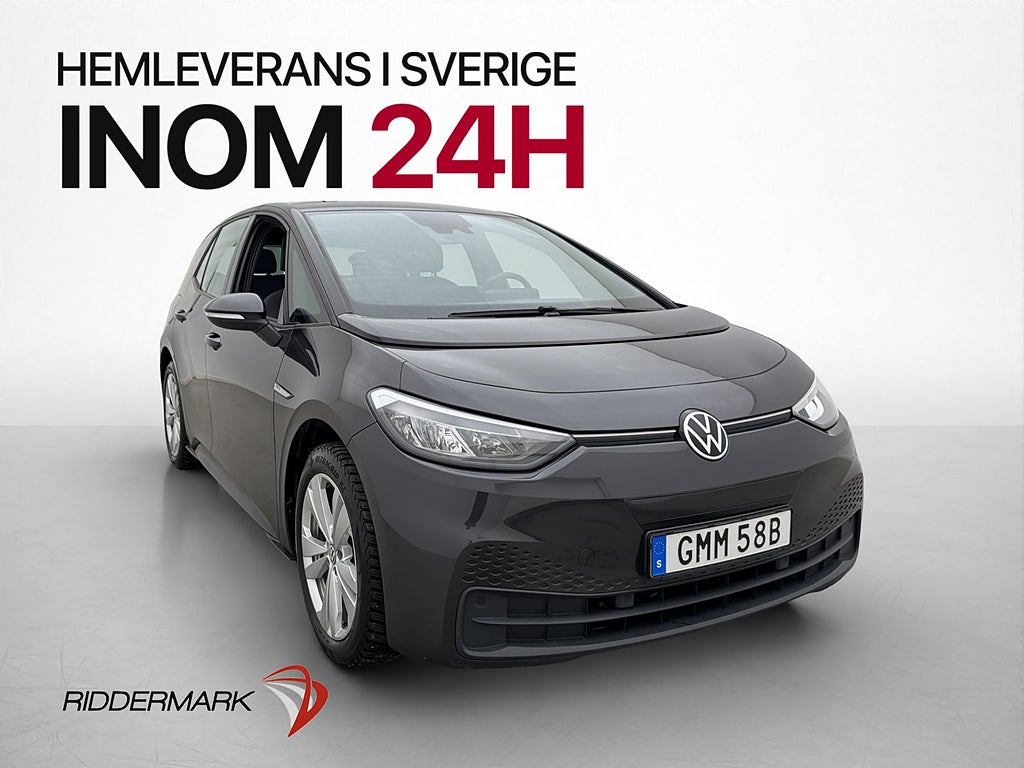 Volkswagen ID.3 Pro Performance Värmare CarPlay Rattvärme