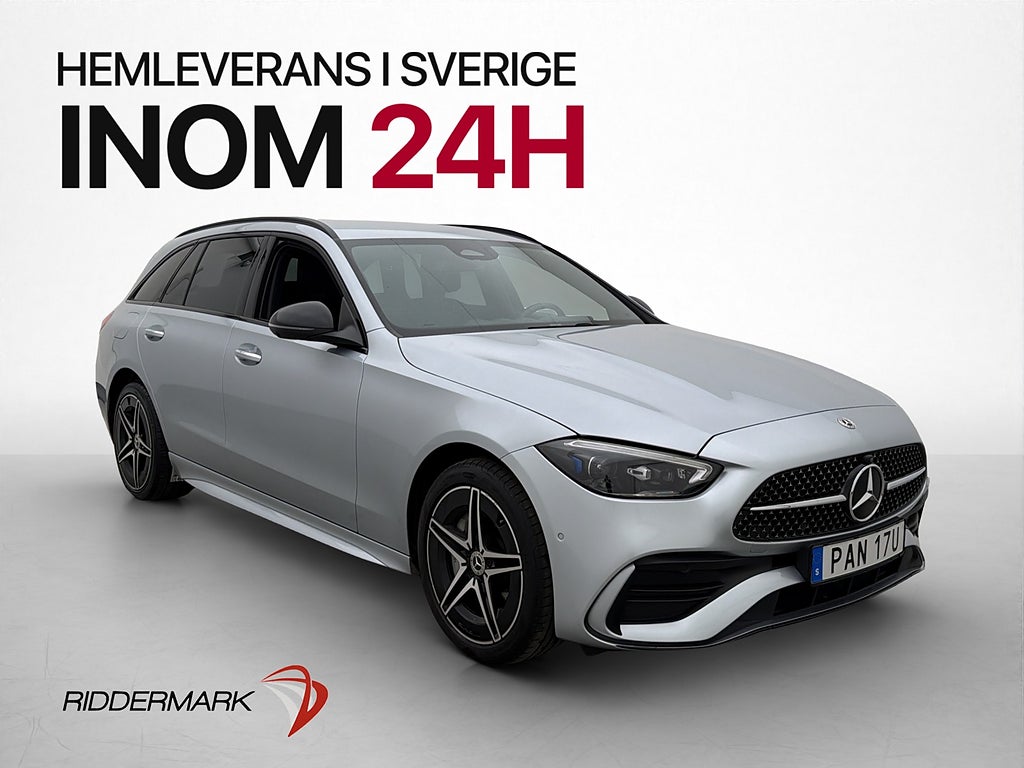 Mercedes-Benz C300 e T AMG Night Värmare Burm Drag 360°