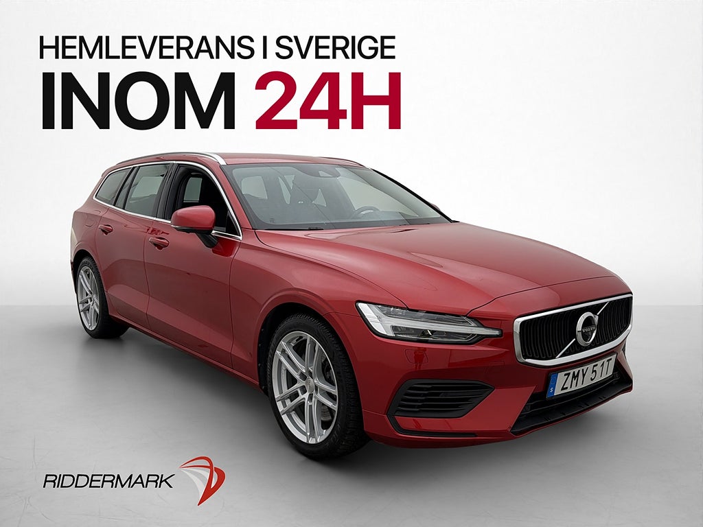Volvo V60 T6 Twin Engine AWD Momentum Adv Läder 360° Drag