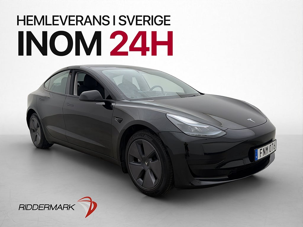 Tesla Model 3 RWD Standard Range Värmepump Autopilot MOMS