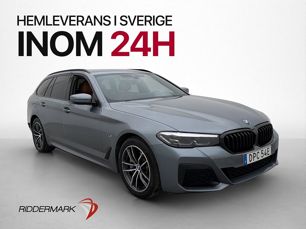 BMW 530e Touring M Sport HiFi Kamera Navi Skinn Drag MOMS