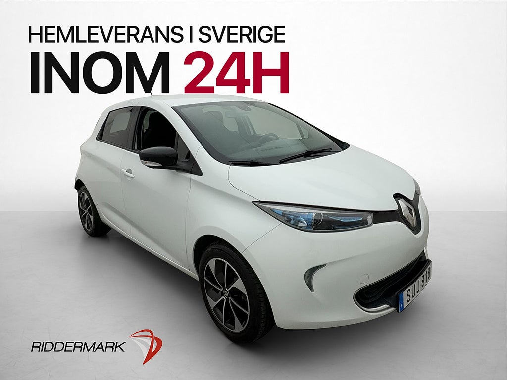 Renault Zoe R110 41 kWh 109hk Friköpt Batteri Navi Sensorer