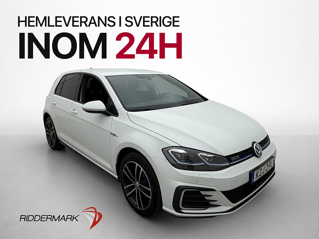 Volkswagen Golf GTE Cockpit P-Värmare Kamera CarPlay Drag