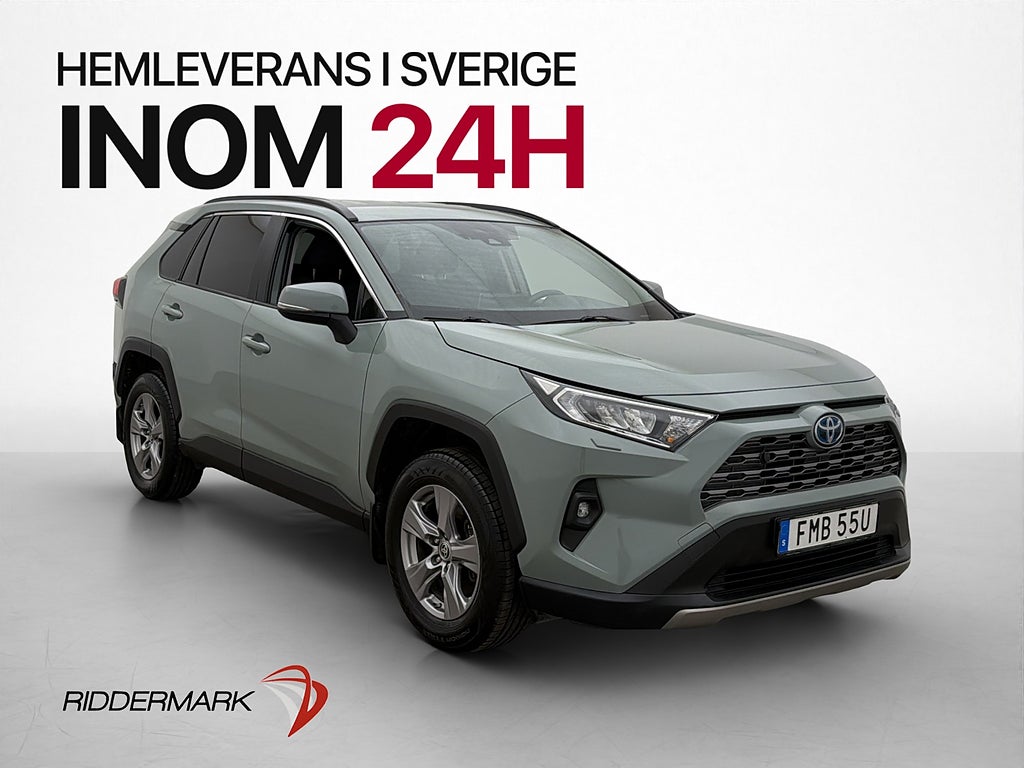 Toyota RAV4 Hybrid AWD Active M/K-Värmare Kamera Dragkrok