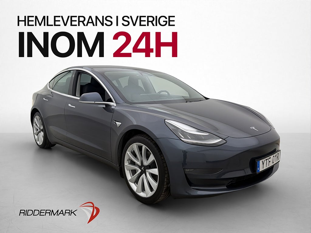 Tesla Model 3 Long Range AWD 1 brukare Autopilot MOMS