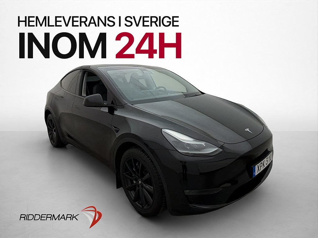 Tesla Model Y Long Range AWD Autopilot Värmepump Svensksåld