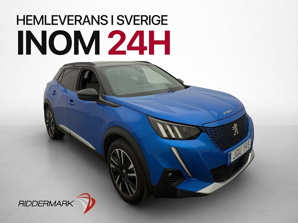 Peugeot e-2008 GT-Pack Kamera Navi CarPlay Halvskinn